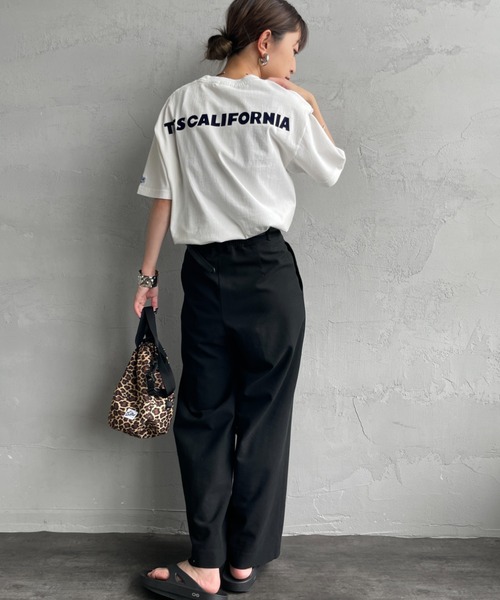 「The Endless Summer」 半袖Tシャツ L ネイビー レディース_画像6