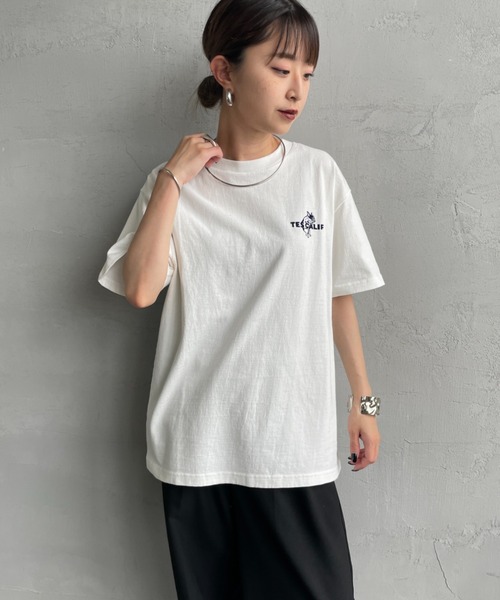 「The Endless Summer」 半袖Tシャツ L ネイビー レディース_画像8