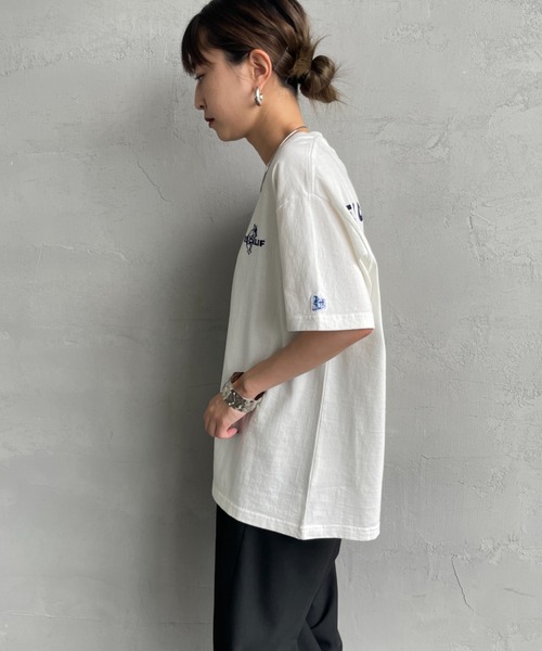 「The Endless Summer」 半袖Tシャツ L ネイビー レディース_画像9