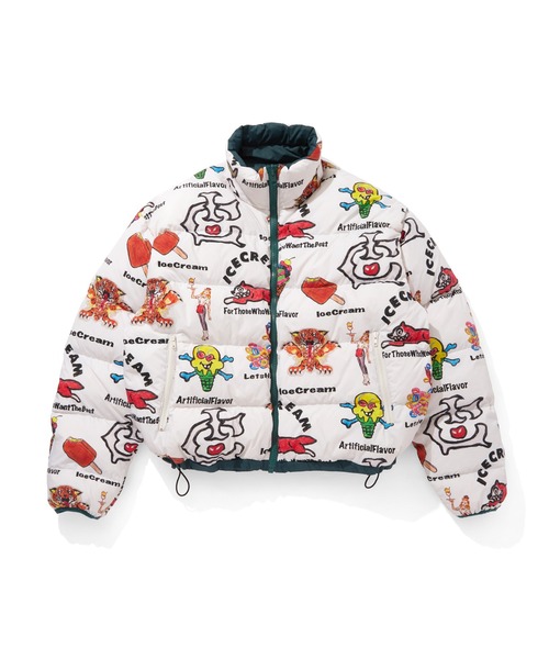 アイスクリーム　ダウンジャケット ICECREAM（アイスクリーム） ダウンジャケット ダウン REVERSIBLE DOWN