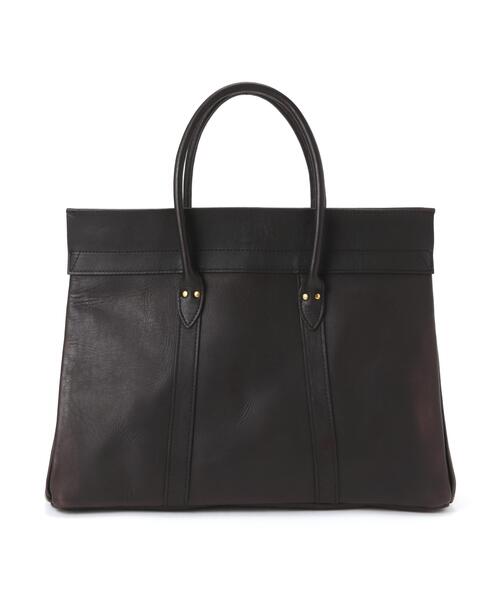 トートバッグ VASCO/ヴァスコ/LEATHER SADDLE TOTE BAG/レザー サドル トートバッグ メンズの画像