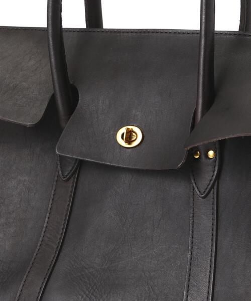 トートバッグ VASCO/ヴァスコ/LEATHER SADDLE TOTE BAG/レザー サドル トートバッグ メンズの画像