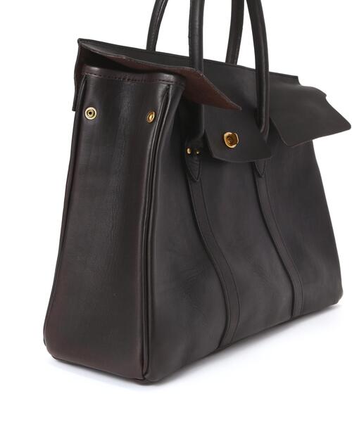 トートバッグ VASCO/ヴァスコ/LEATHER SADDLE TOTE BAG/レザー サドル トートバッグ メンズの画像