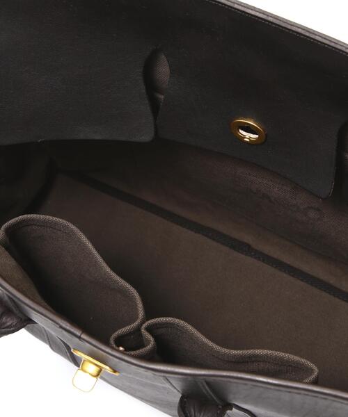 トートバッグ VASCO/ヴァスコ/LEATHER SADDLE TOTE BAG/レザー サドル トートバッグ メンズの画像
