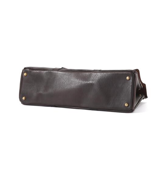 トートバッグ VASCO/ヴァスコ/LEATHER SADDLE TOTE BAG/レザー サドル トートバッグ メンズの画像