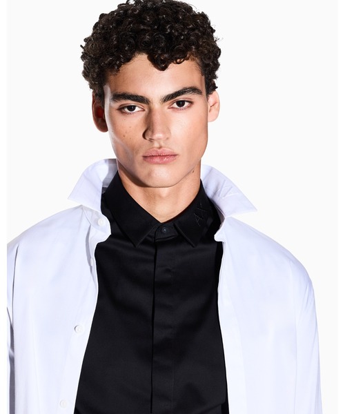 ARMANI EXCHANGE シャツ 「A|X アルマーニ エクスチェンジ」ストレッチ