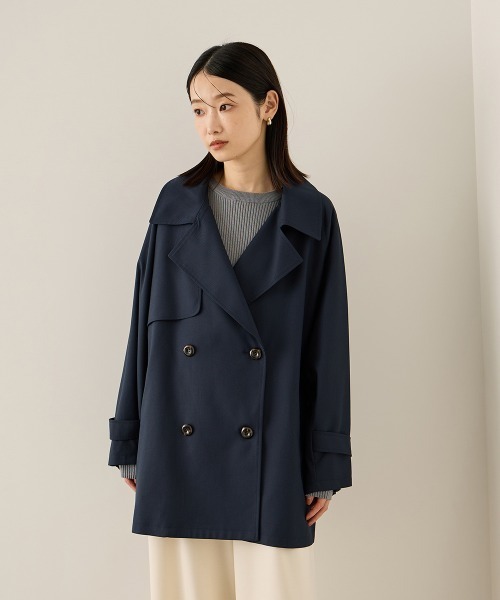 ketty（ケティ） トレンチコート コート テントラインミドルトレンチ