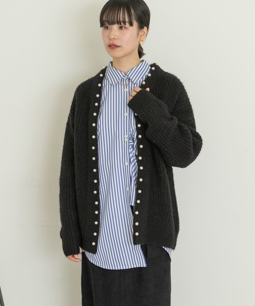 「UR Lab.」 ニットカーディガン FREE ブラウン レディース_画像5