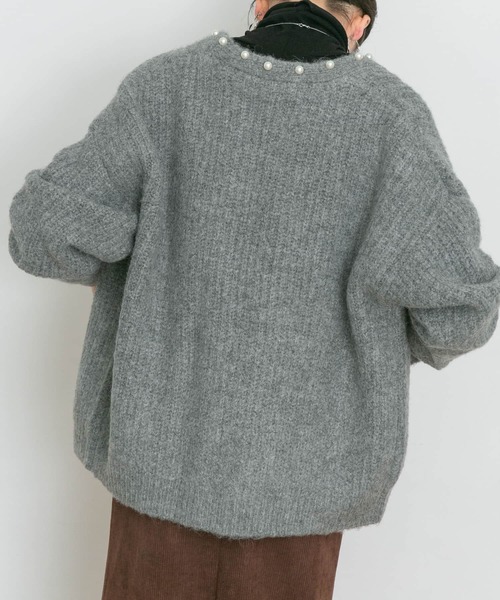 「UR Lab.」 ニットカーディガン FREE ブラウン レディース_画像8