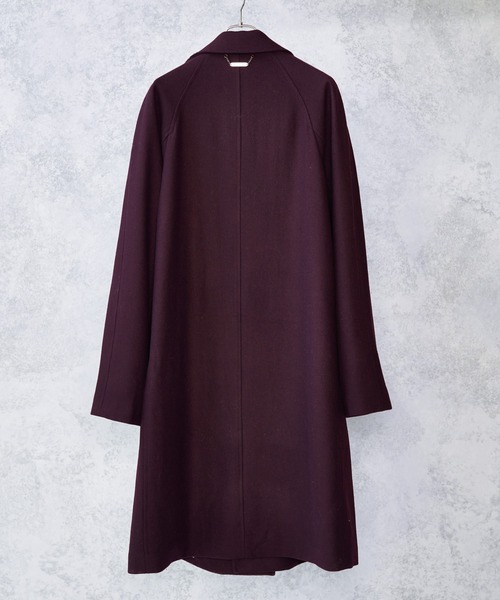 「ADRER」 チェスターコート SMALL ワイン メンズ_画像3