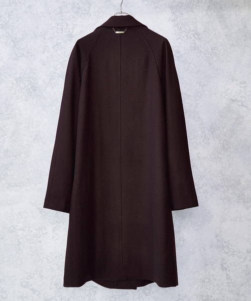 「ADRER」 チェスターコート SMALL ワイン メンズ_画像7