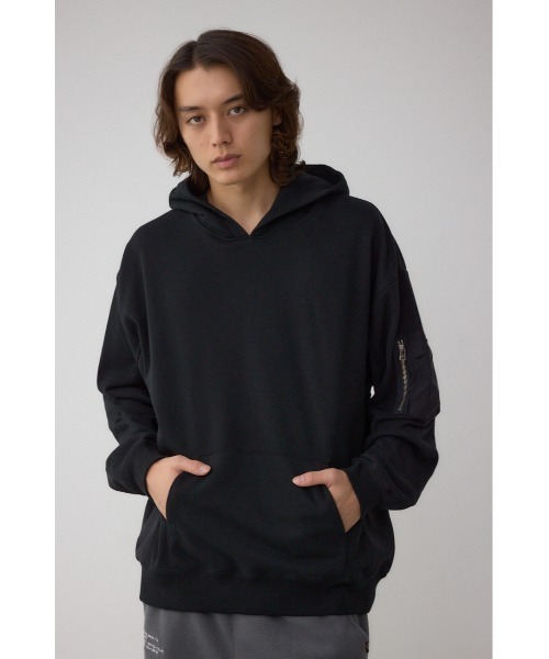 BLACK BY MOUSSYブラックバイマウジーblkbyパーカーROKU BLACK BY MOUSSY（ブラックバイマウジー）2020 SPRING-SUMMER LOOKを