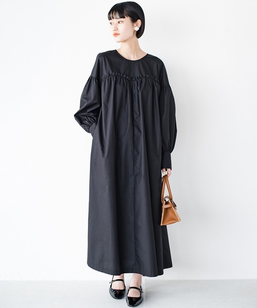 haco!（ハコ！） 長袖ワンピース X-LARGE ブラック レディース