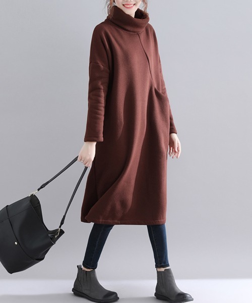 ワンピース タートルネックロングワンピース : ZOZOTOWN Yahoo!店