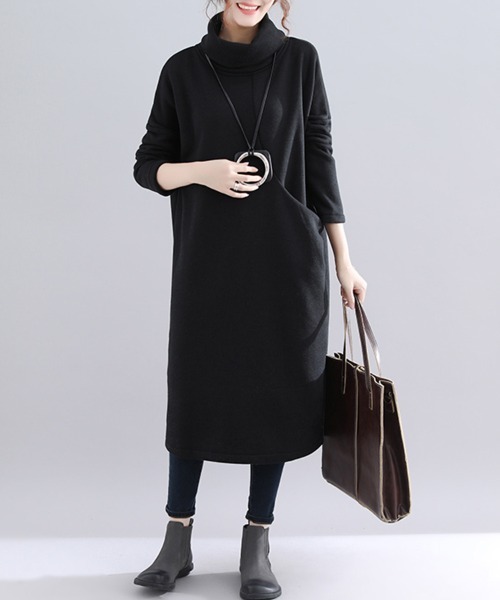 ワンピース タートルネックロングワンピース : ZOZOTOWN Yahoo!店