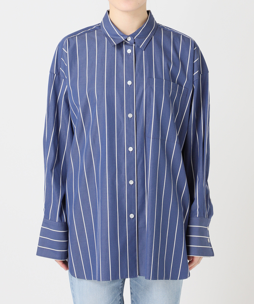 【新品・完売商品】a&m マルチストライプシャツ 36サイズ Spick＆Span（スピック アンド スパン） ブラウス シャツ a＆m マルチ