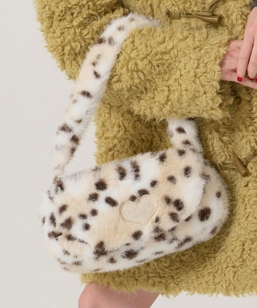 TINA：JOJUN（ティーナジョジュン） ハンドバッグ フェイクファー ミニ