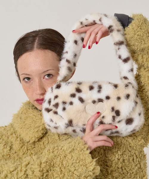 TINA：JOJUN（ティーナジョジュン） ハンドバッグ フェイクファー ミニ