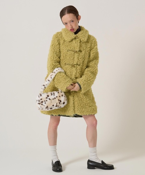 TINA：JOJUN（ティーナジョジュン） ハンドバッグ フェイクファー ミニ