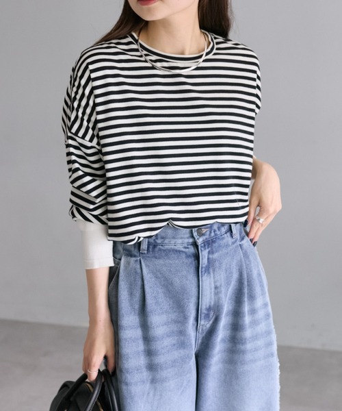 pual ce cin tシャツ 万能レイヤードカットソー レディース : ZOZOTOWN