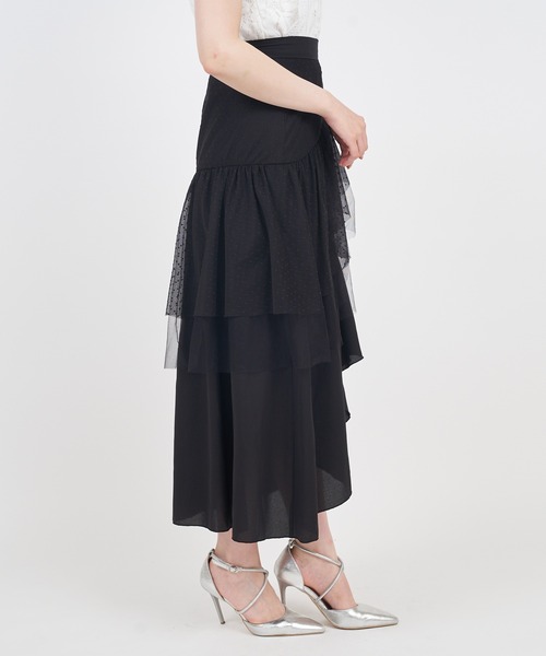 「ROYAL PARTY」 フレアスカート FREE ブラック レディース_画像3