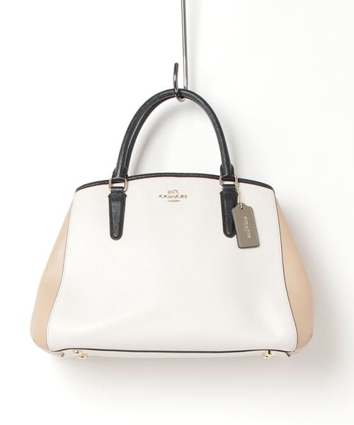 早い者勝ち！訳あり新品 COACH ハンドバッグ ホワイト系 2way COACH（コーチ） 2WAYバッグ - ホワイト レディース : ZOZOTOWN Yahoo