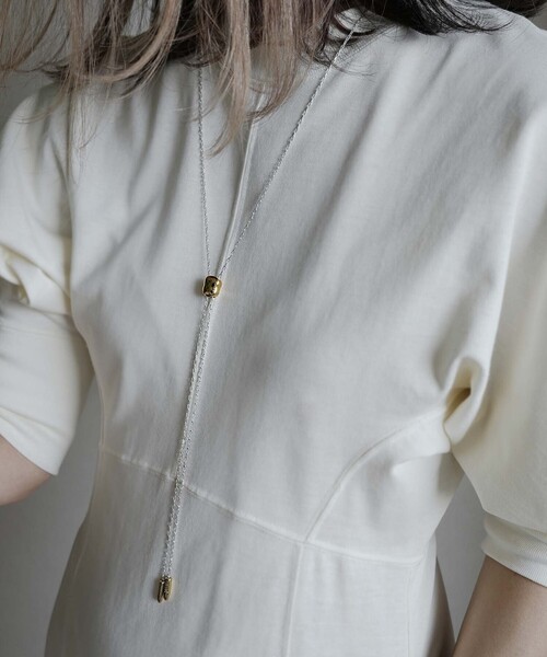 ネックレス 「in mood」SLIDE CHAIN ネックレス レディースの画像
