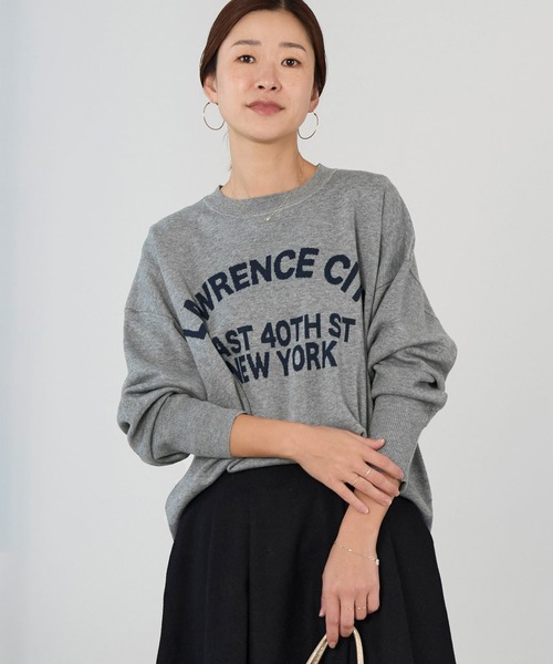 MICA&DEAL（マイカアンドディール） ニット セーター ロゴウール