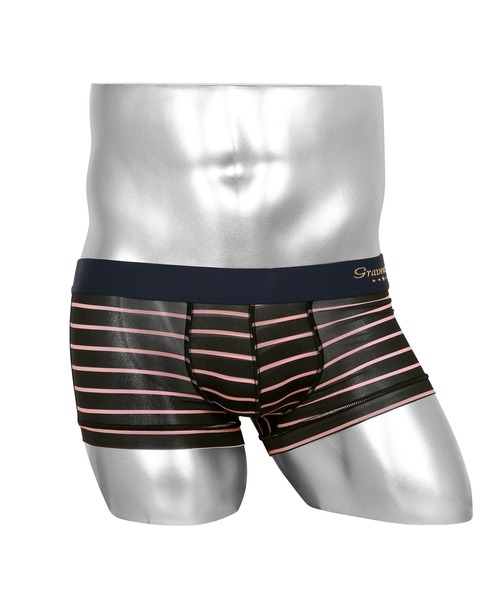 Gravevault（グレイブボールト） ボクサーパンツ BORDER メンズ