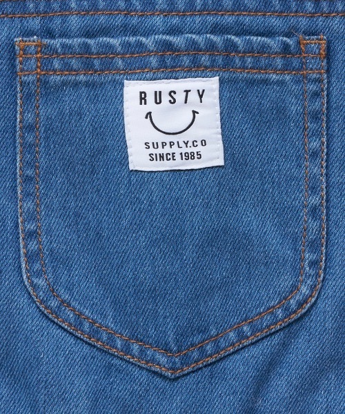 「RUSTY」 「KIDS」オーバーオール 120 ライトブルー キッズ_画像7