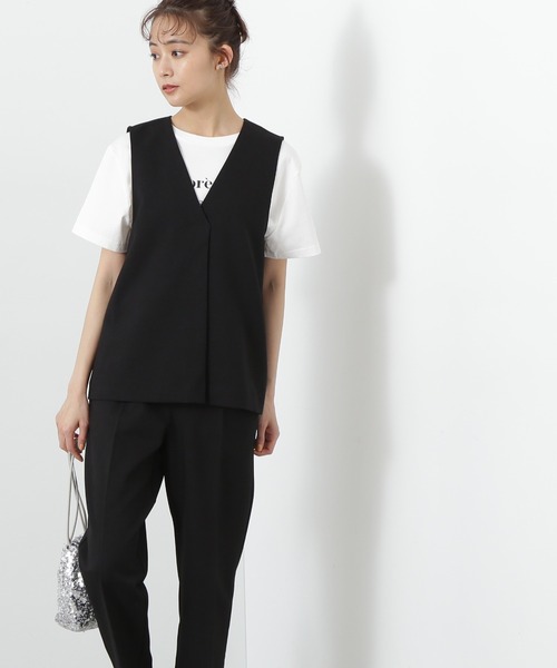 「N.（N. Natural Beauty Basic）」 セットアップ MEDIUM ブラック レディース_画像4