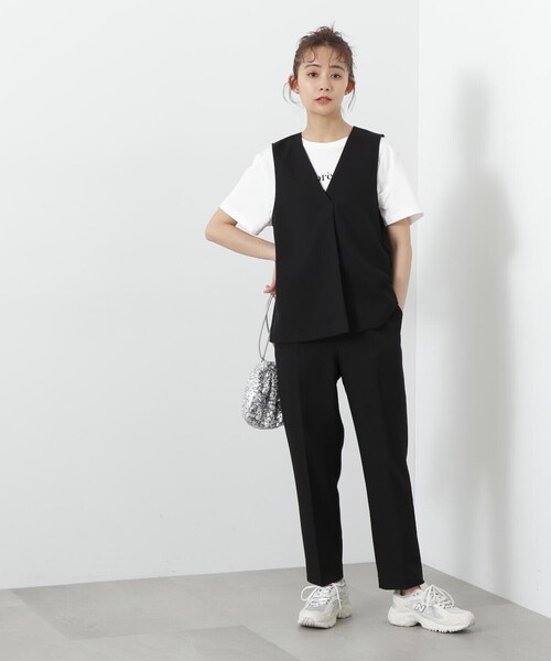 「N.（N. Natural Beauty Basic）」 セットアップ MEDIUM ブラック レディース_画像6