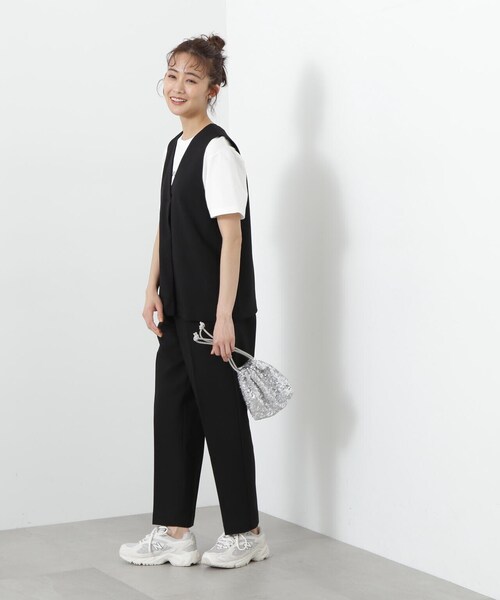「N.（N. Natural Beauty Basic）」 セットアップ MEDIUM ブラック レディース_画像7