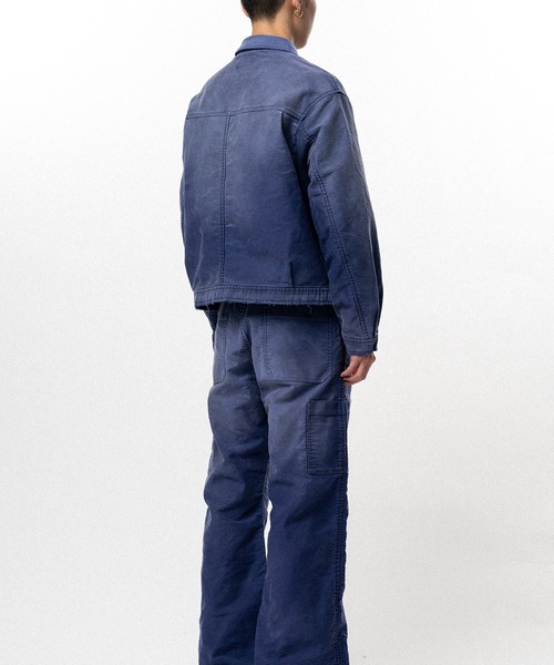 ブルゾン アウター Distressed Moleskin Work Jacket メンズの画像
