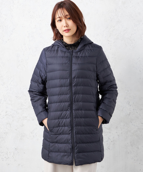 【新品タグ付き】アルファキュービック　ダウン90％　9号　女優襟　ダウンコート 新品タグ付き】アルファキュービック ダウン90％ 9号 女優襟 ダウン