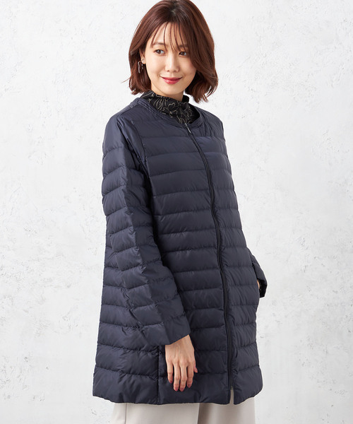 【新品タグ付き】アルファキュービック　ダウン90％　9号　女優襟　ダウンコート 新品タグ付き】アルファキュービック ダウン90％ 9号 女優襟 ダウン