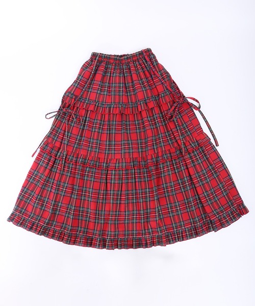 「WC」 サロペットスカート FREE レッド レディース_画像3