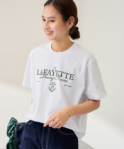 FRAMeWORK（フレームワーク） tシャツ 半袖 GIFT SHOP 別注LOGO PRINT