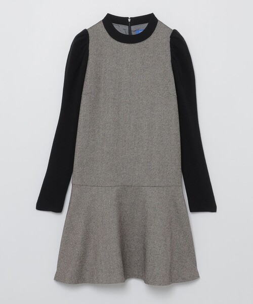 【美品】BLUE LABEL CRESTBRIDGE ツイード ワンピース BLUE LABEL CRESTBRIDGE（ブルーレーベルクレストブリッジ