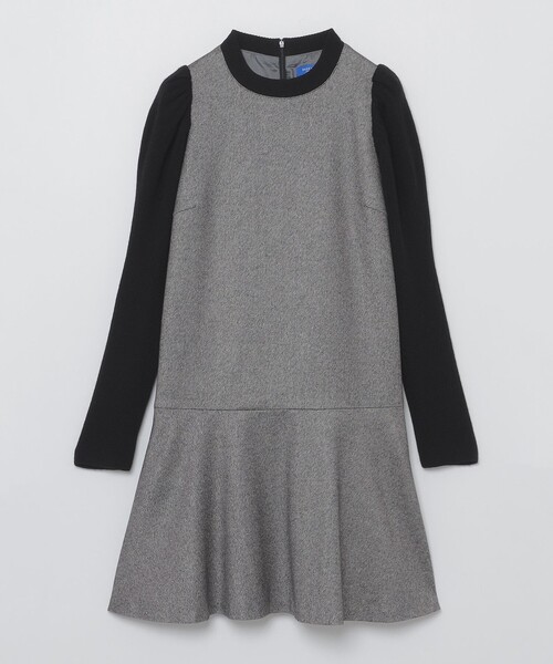 BLUE LABEL CRESTBRIDGE ツイード ワンピース 38 BLUE LABEL CRESTBRIDGE（ブルーレーベルクレストブリッジ