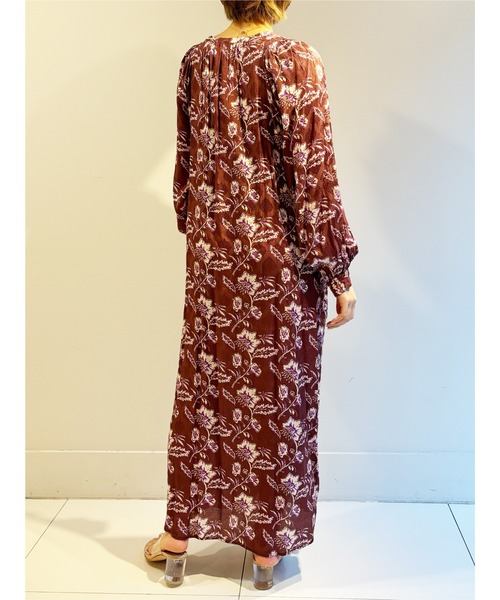 新品、未使用　サラマリカワンピース sara mallika（サラ マリカ） 長袖ワンピース M グリーン レディース