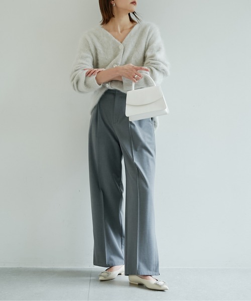 「GALLARDAGALANTE」 イージーパンツ 0 チャコールグレー レディース_画像8