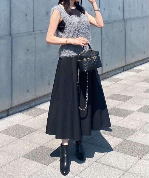 「Riberry」 キャミソールニット FREE チャコールグレー レディース_画像2