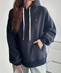 「U.S. POLO ASSN.」 プルオーバーパーカー LARGE 杢グレー レディースの画像9