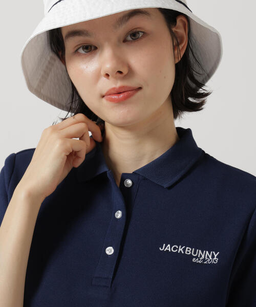 新品JACKBUNNY ポロシャツ レディースストライプ Jack Bunny!!（ジャックバニー） ポロシャツ ポロ 「Jack Bunny