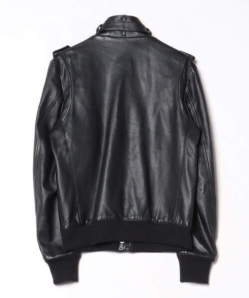 「LITHIUM HOMME」 レザージャケット 46 ブラック メンズ_画像2