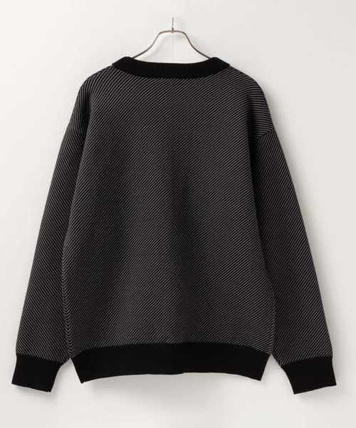 「URBAN COLLECTION」 カーディガン L ネイビー メンズ_画像2