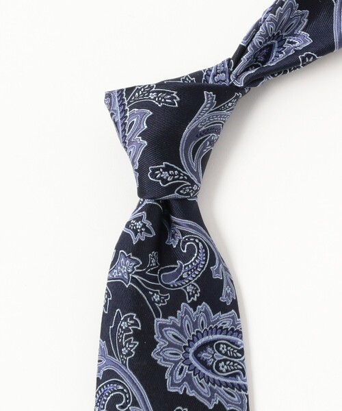 BEAMS F（ビームスF） ネクタイ シルク ペイズリー柄 ジャカード