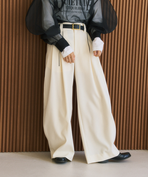 HARDY NOIR（アルディーノアール） スラックス パンツ 「追加2」ダブル