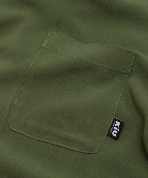 「KiU」 半袖シャツ LARGE ベージュ系その他 メンズ_画像4